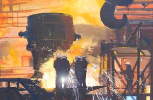製鉄所、2015 作： Martin Decent